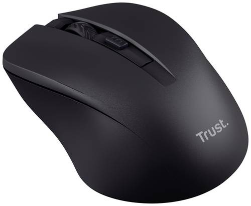 Trust MYDO SILENT Maus Funk Optisch Schwarz 4 Tasten 1800 dpi