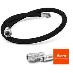 Miflex Extreme Inflator Schlauch 15 cm - Schwarz