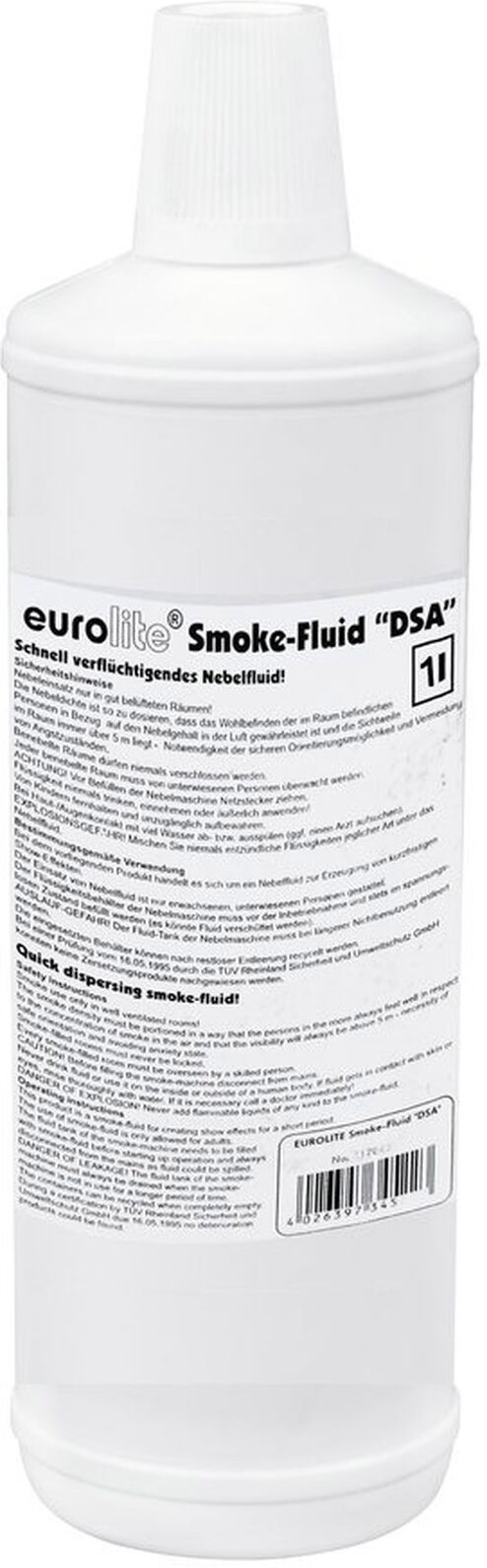 EuroLite Smoke Fluid -Dsa- Effekt, 1l Nebelfluid