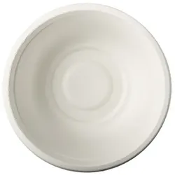 Papstar 100 Schalen, Zuckerrohr `pure` 500 ml Ø 15,5 cm · 5,4 cm weiss