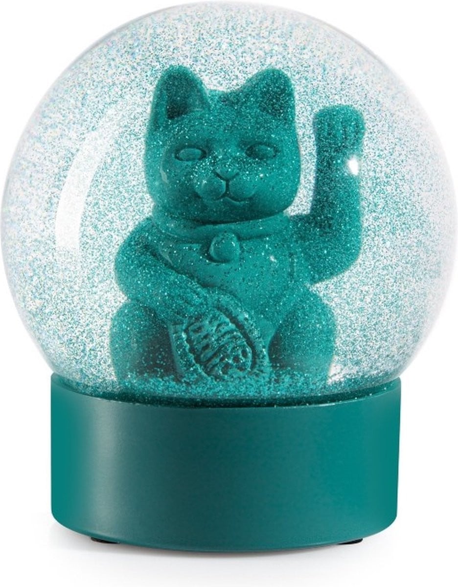 Donkey Droombol Gelukskat Lucky Cat Maneki-Neko Groen