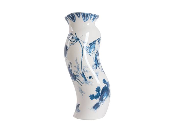 Design Vase „King Wen“ aus Porzellan Multicolor Seletti