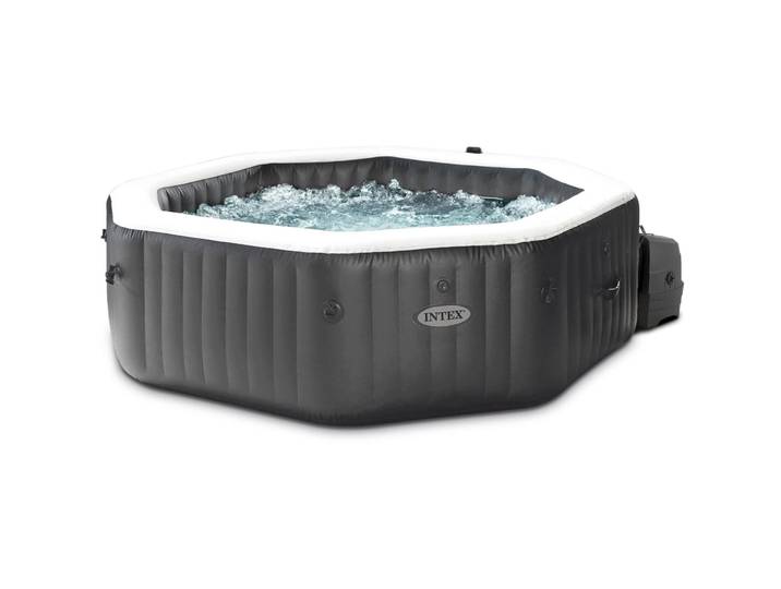 Whirlpool Intex PureSpa Jet & Bubble Deluxe Massage D 218 cm - Farbe: Schwarz - Whirlpool