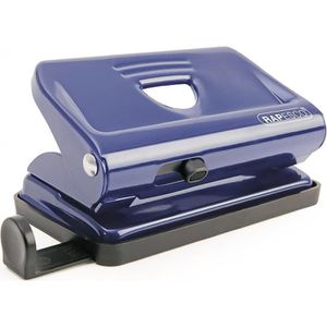 RAPESCO Locher 810, PF810ML1, blau, Bürolocher, Stanzleistung ca. 12 Blatt