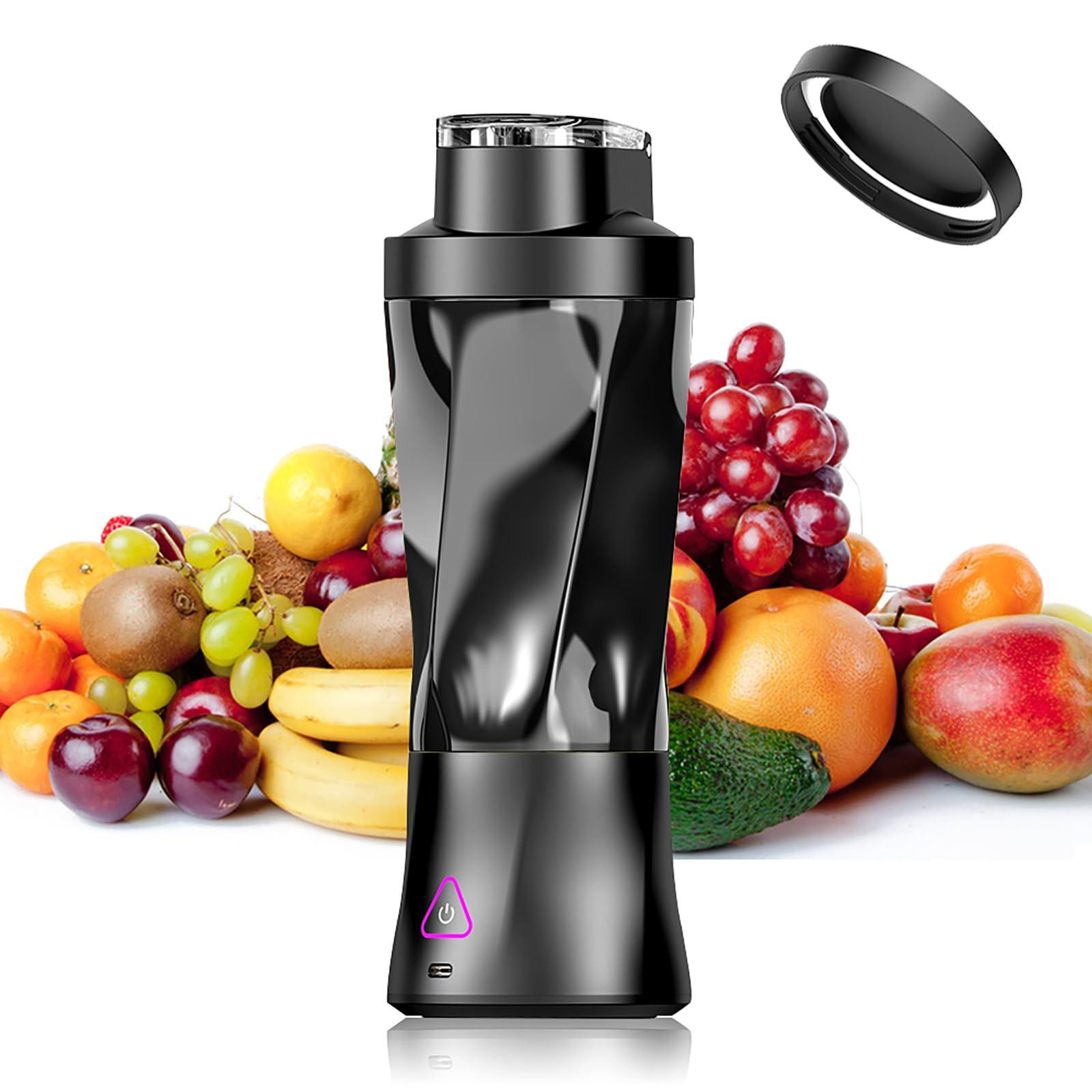 Dripio Draagbare smoothie maker, 700 ml, 6000 mAh, zwart