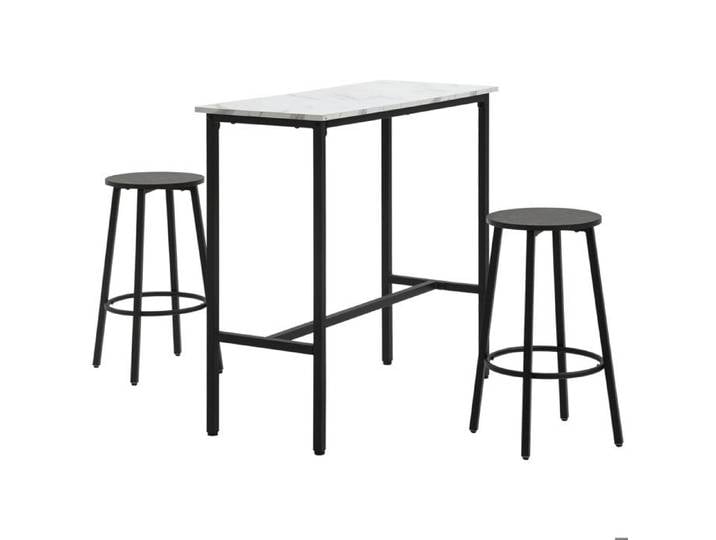 table de bar avec tabouret de bar ensemble de table de bar 3 pièces table à manger avec 2 tabourets de bar Groupe de restauration