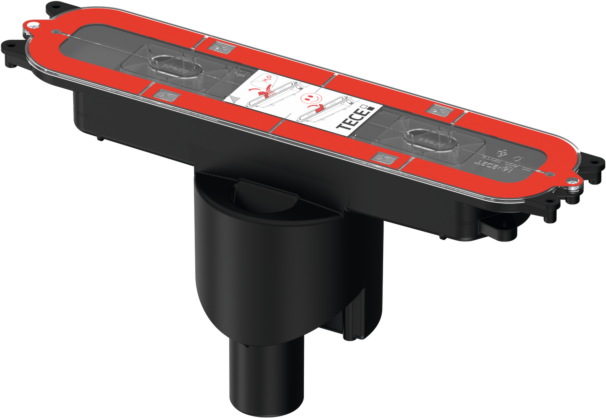 TECE drainprofile Ablauf 673003 DN 50, Ablauf senkrecht