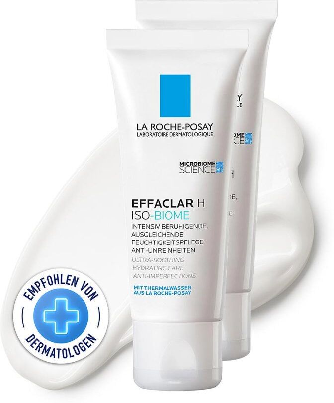 La Roche Posay Effaclar H Iso-Biome Feuchtigkeitspflege 2x40ml