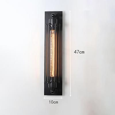 Vintage-Industrie-Wandleuchten aus Eisen mit LED-Beleuchtung