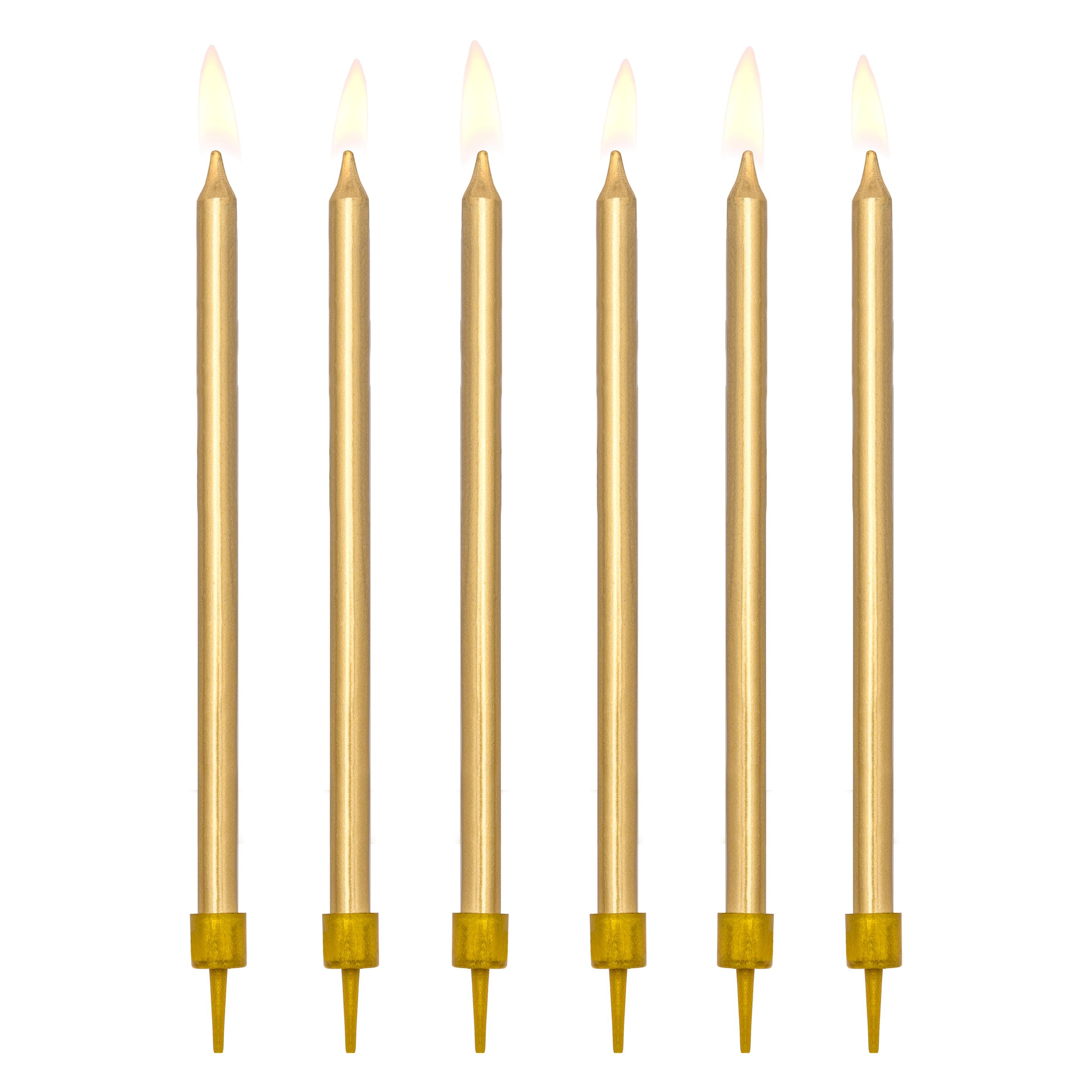 Partydeco Geburtstagskerzen (12 Stk.) (PDSCD1019ME)