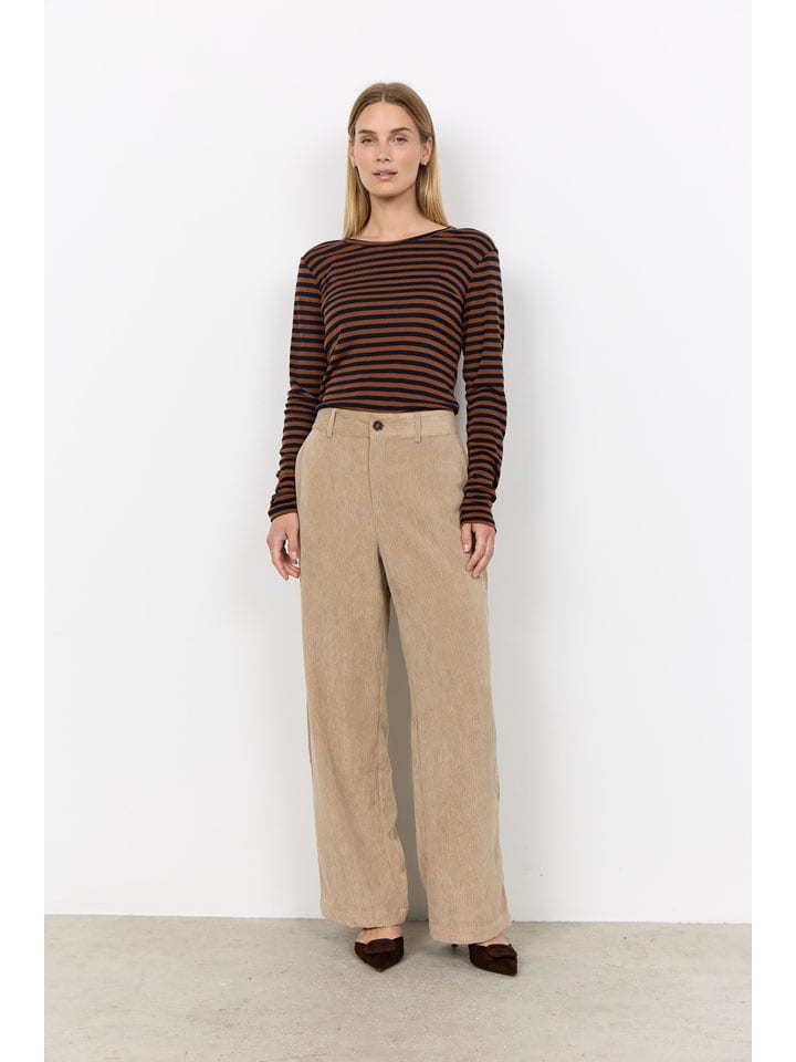 soyaconcept Cordhose "Bindi" in Beige - 44
