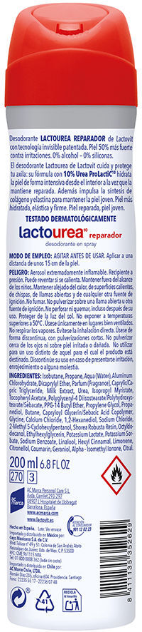 Lactovit LACTO-UREA deo vaporizador reparador 200 ml