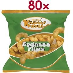 Hellma Erdnussflips 80 Portionspackungen