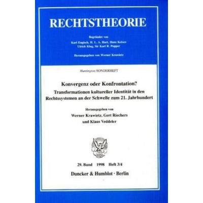 Konvergenz oder Konfrontation?, Taschenbuch von , Duncker & Humblot, 978-3-428-09867-5