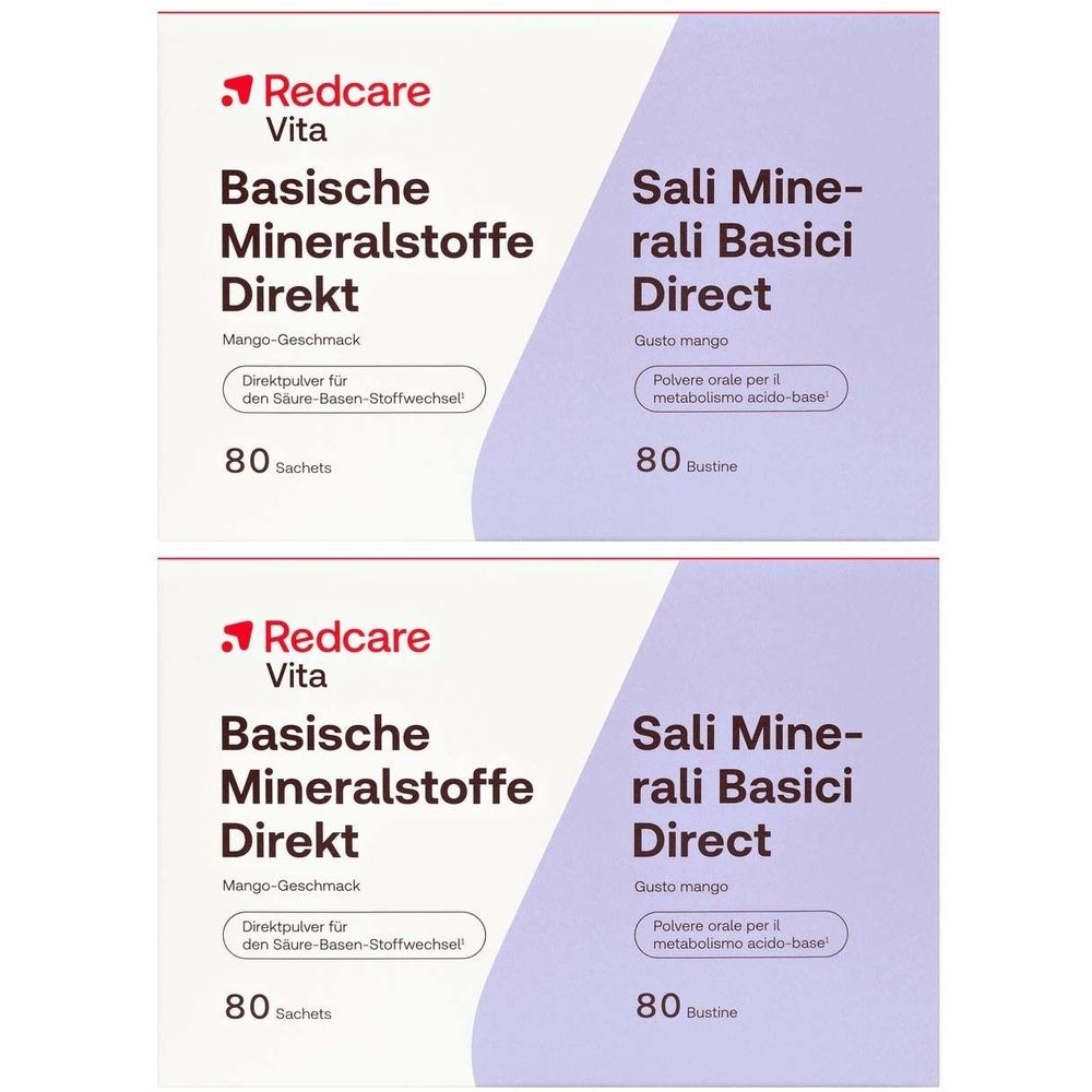 Basische Mineralstoffe Direkt RedCare Doppelpack 2x80 St Beutel
