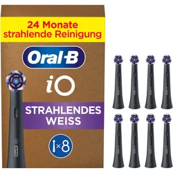 Oral-B, Zahnbürstenkopf, iO Strahlendes Weiss Aufsteckbürsten (8x)