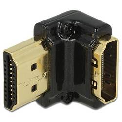 Delock 65662 HDMI Adapter [1x HDMI-Buchse - 1x HDMI-Stecker] Schwarz 0 mm