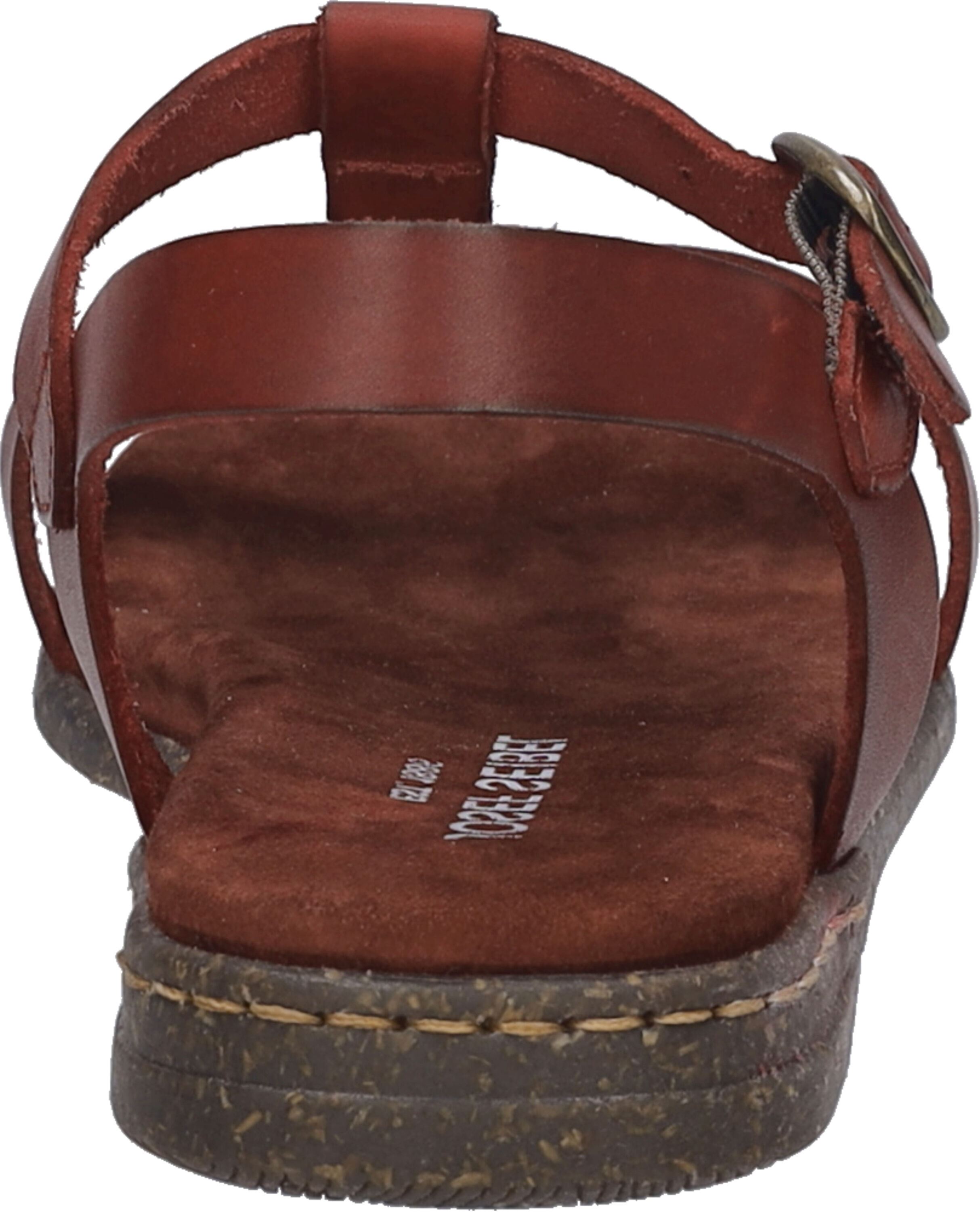 Sandale JOSEF SEIBEL "Fabricia 01, rubin", Damen, Gr. 43, rot (rubin), Obermaterial: 100% Rindsleder Leather cow., Schuhe Sandale