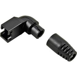 Hirose Electronic RJ45-KS90UD Knickschutztülle für RJ45-Steckverbinder Hirose, abgewinkelt RJ45-KS90UD Knickschutztülle Pole: 8P8C Schwarz 1 St.
