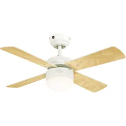 Deckenventilator Colosseum Weiß 90 cm mit LED
