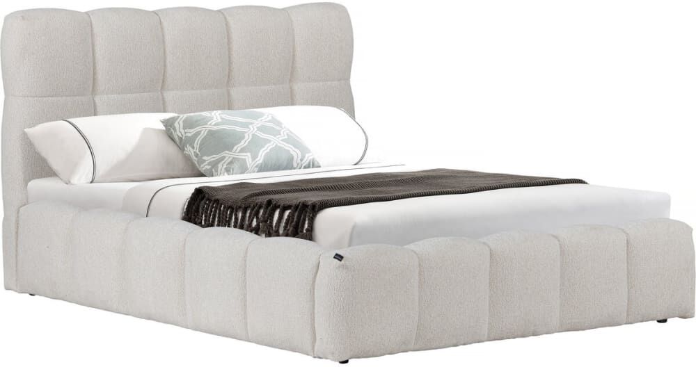 Habitat & Jardin Lit coffre en Beige 211x112x158cm