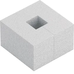 Hager SEVQ16200 Schalungselement für Einbaueinheit Q16 320x320mm aus Styropor Höhe 200mm