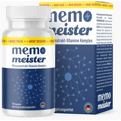 Memo Meister Kapseln - Gedächtnis natürlich trainieren (90 Kapseln)