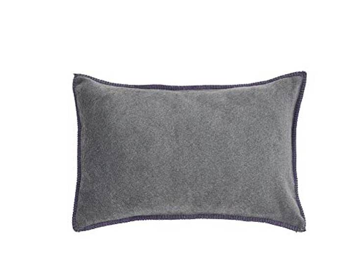 DONE Kissenhülle Cozy Anthracite 40x60cm kuschelig weich atmungsaktiv Hotelverschluss Mischgewebe strapazierfähig