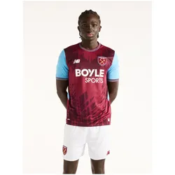 New Balance, Damen, Fussballtrikot, West Ham United Home SS Jersey 26/27 (S), Rot