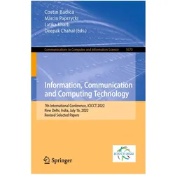 Information, Communication and Computing Technology, Fachbücher von Latika Kharb, Deepak Chahal, Costin Badica, Marcin Paprzycki