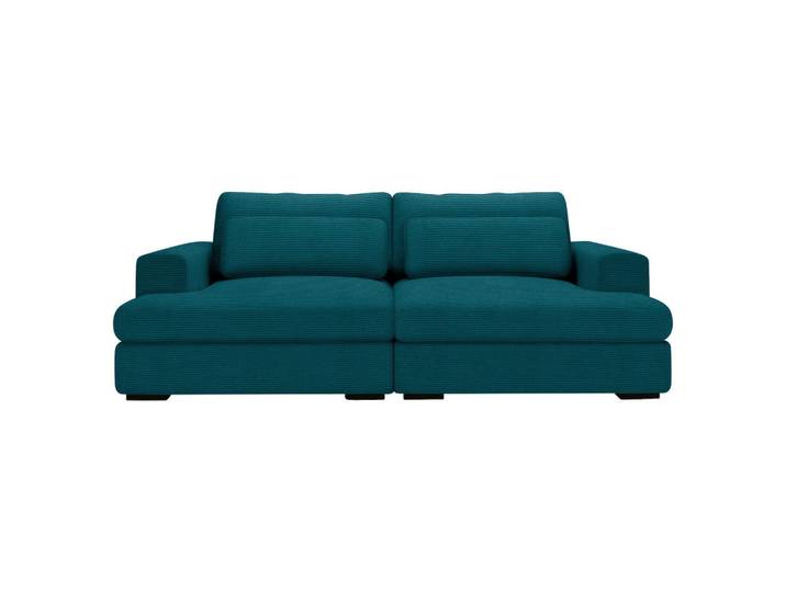 Lomoco Bigsofa, Petrol, 2-3-Sitzer, Füllung: Schaumstoff, 218x80x158 cm, Stoffauswahl, Wohnzimmer, Sofas & Couches, Sofas, Bigsofas