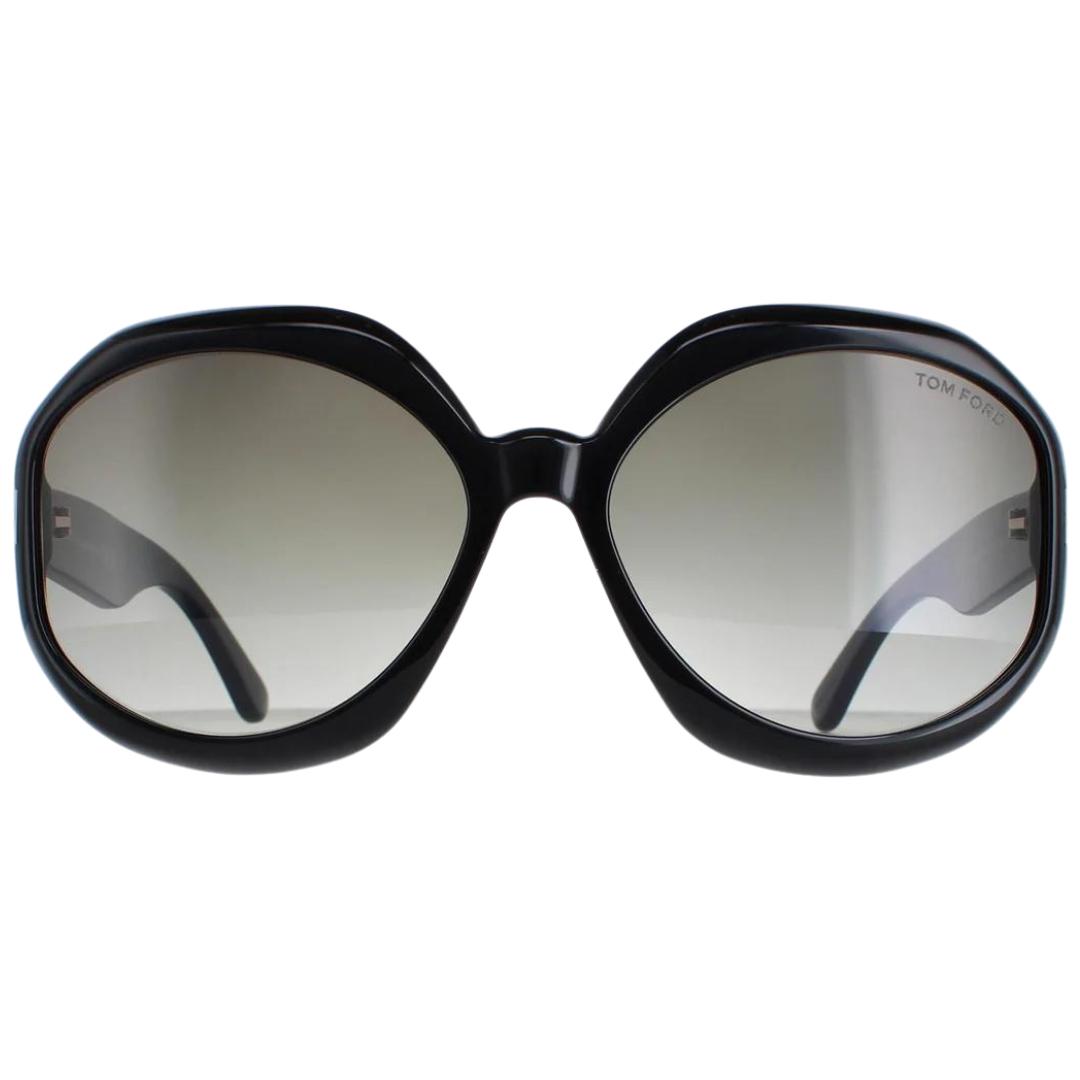 Tom Ford FT1011 01B Georgia Schwarze Sonnenbrille