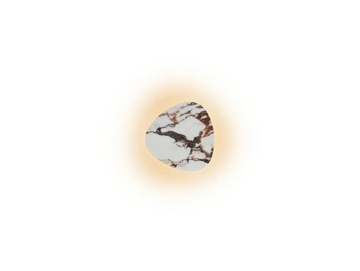 Lupia Licht Wandleuchte Cameo - Weiß , Small Maritim, Natur