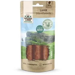 Wildes Land Lamm Dörrfleisch Sparpaket 10 x 65g Hunde Snack