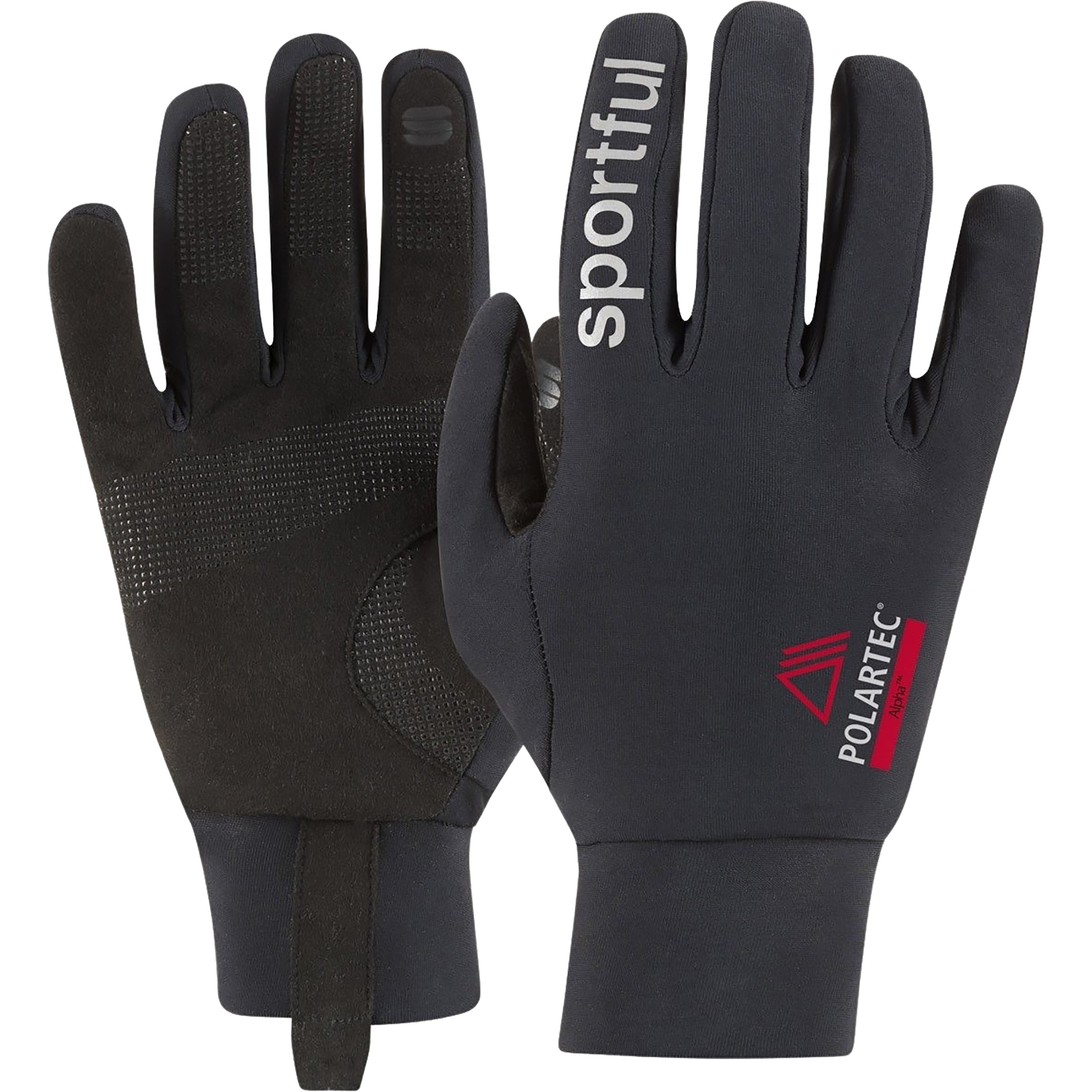 Sportful Alpha Lycra Langlaufhandschuhe schwarz Größe L Langlauf Klassik | Langlauf Skating Elastisch Polartec