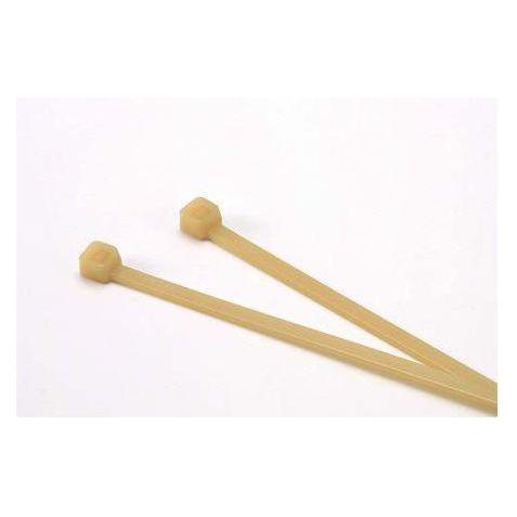 RS PRO PA 4.6 Kabelbinder Hitzebeständig, nicht lösbar 2,5 mm x 100mm (Kunststoffkabelbinder, 100 mm, 100 Stk.) (2066625)