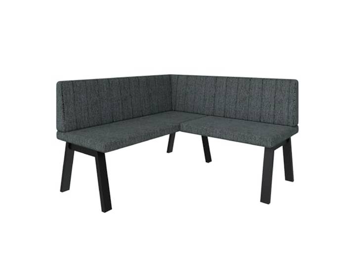FURNISTAR Eckbank Akiko Metal A - Eckbankgruppe für Ihrem Esszimmer, Küche modern, Sitzecke, Essecke. Perfekt für Küche, Büro und Rezeption. Solide und Starke Verarbeitung. (130x130-Inari96)