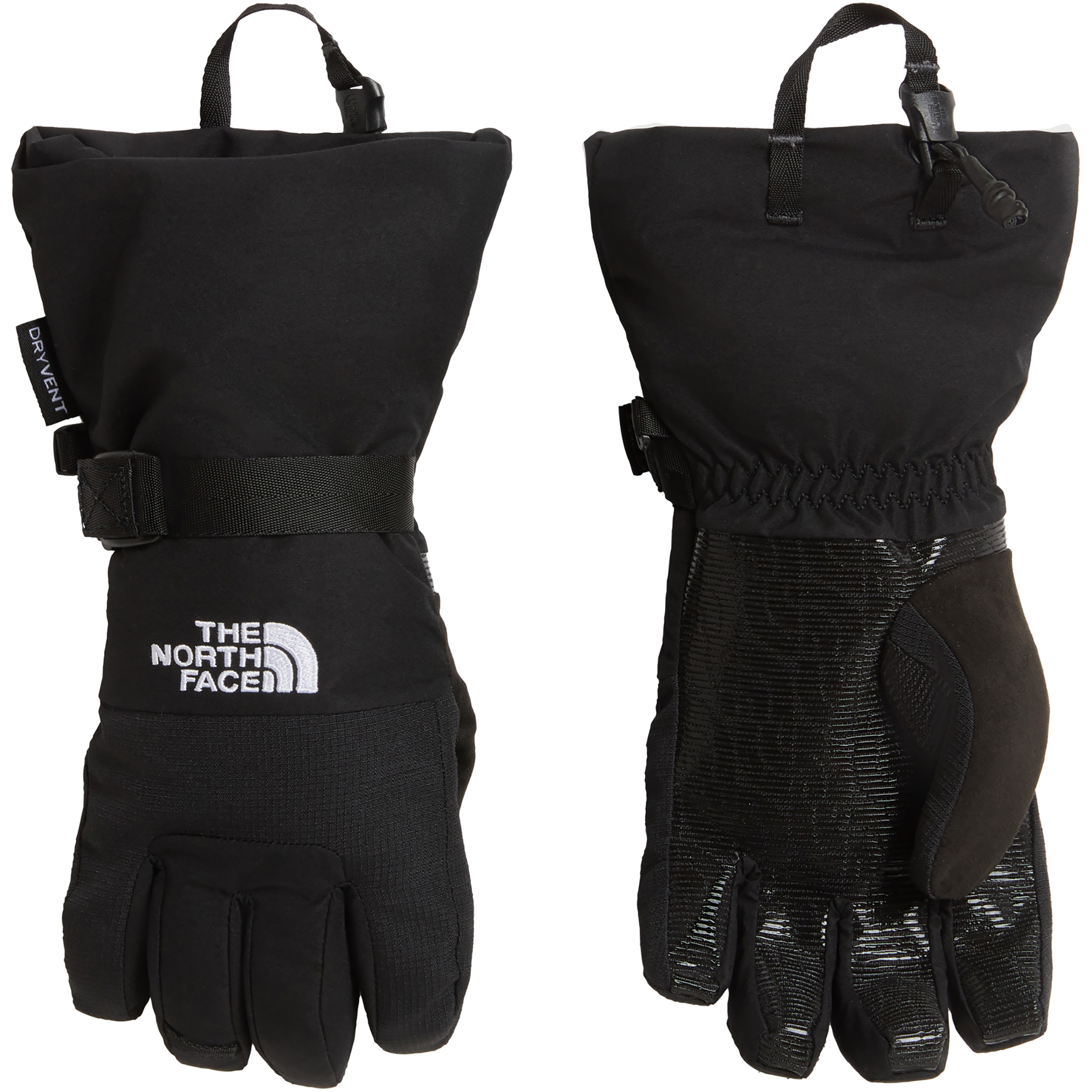 The North Face Kids Montana Kinder Fingerhandschuhe schwarz Größe 124 Skifahren Wasserdicht Wasserabweisend