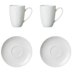 Ritzenhoff & Breker BIANCO Latte Macchiato-Set 4- teilig