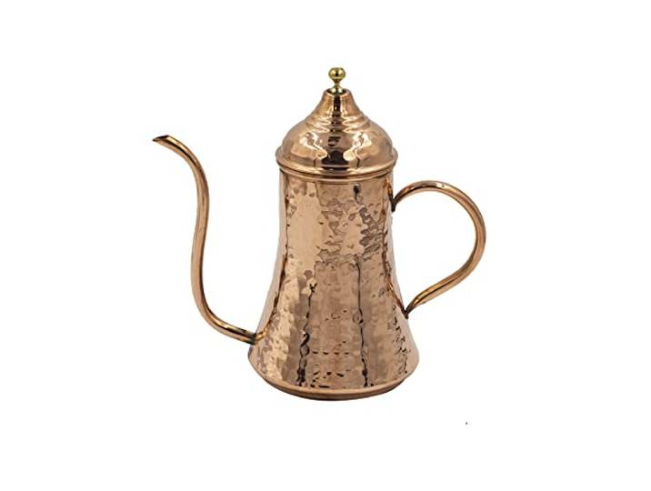 Kupfer Öl Menage Handgefertigte Kupfer Ölflasche Kupfer Ölspender (300 ml) (Helles Kupfer)