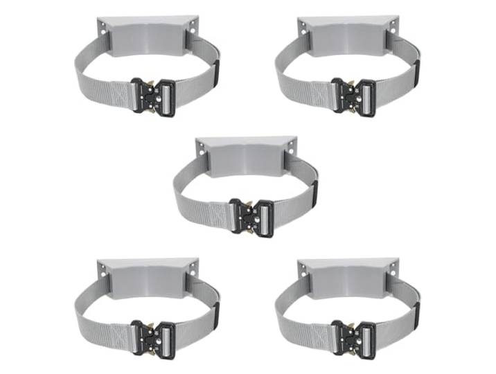 An der Wand montierter Flaschenhalter(Gray,5pack)