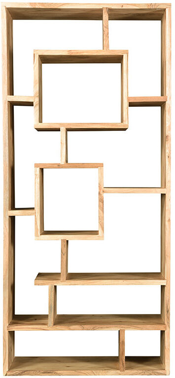 Miliboo Bibliothèque ouverte design en bois massif L80 cm CHAPMAN