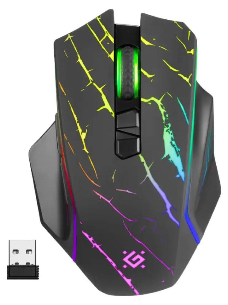 Defender Mouse Defender GM-503 Uran Optische Gamingmuis RGB 3200 DPI 8Knoppen
