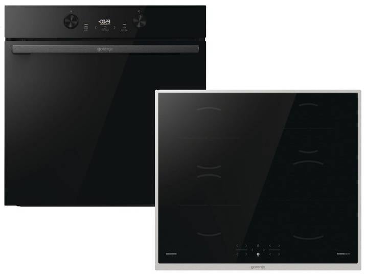 GORENJE Backofen-Set, mit kein Auszug vorhanden, Pyrolyse-Selbstreinigung, Timer, TouchControl-Bedienung