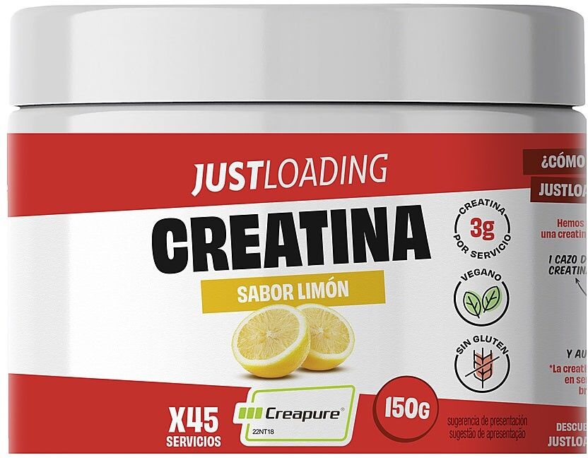 JUSTLOADING Creatina Sabor Limón