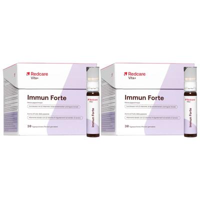 Immun Forte RedCare Trinkampullen+Kapseln Doppelpack 2x30 St Kombipackung