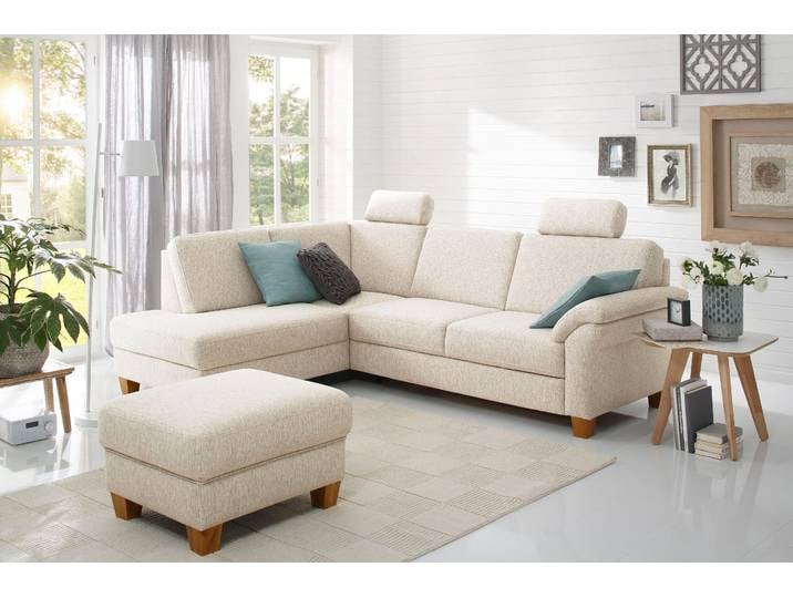 Sofa-Kopfstütze OTTO HOME Borkum, B: 52cm , beige (natur), B:52cm H:22cm, Holzwerkstoff, Kopfstützen