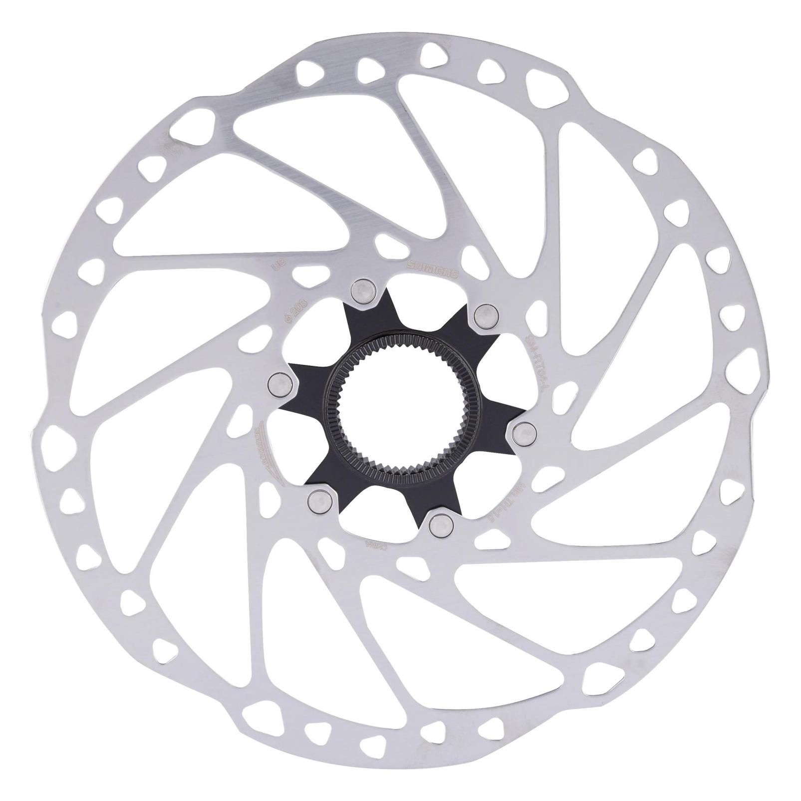 Shimano Bremsscheibe SM-RT64 mit Magnet-Verschlussring für EW-SS302 (203 mm) (ESMRT64LJC)