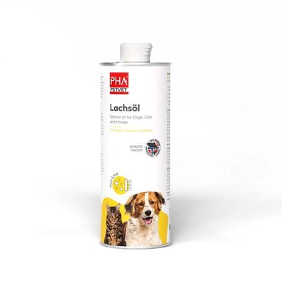 PHA Lachsöl f.Hunde/Katzen/Pferde 1000 ml Öl
