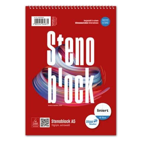 Ursus Stenoblock (A5, Kariert) (40539000)